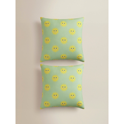 Green Sunshine Outdoor Cushion - Set of 2