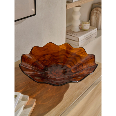 Brown Tortoiseshell Handmade Bowl