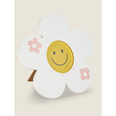 White Daisy Photo Frame