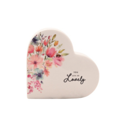The Cottage Garden Ceramic Heart - Lovely