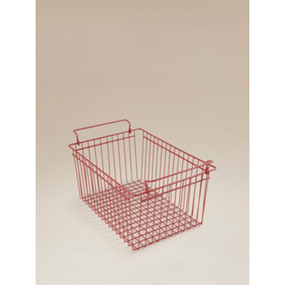 Red Wire Storage Basket