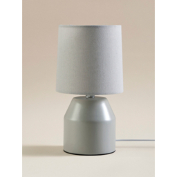 Light Grey Small Ceramic Table Lamp