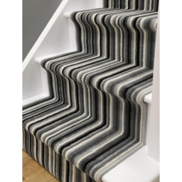 maker Grey Maestro Stripe Stair Runner