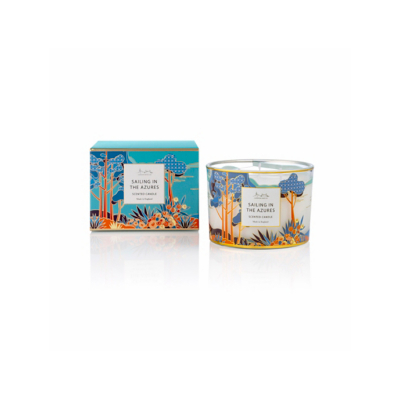 London Wax Co Sailing In The Azures 3 Wick Candle