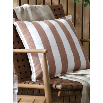 Yard Brown Hayle Cotton Outdoor Cushion by George at ASDA