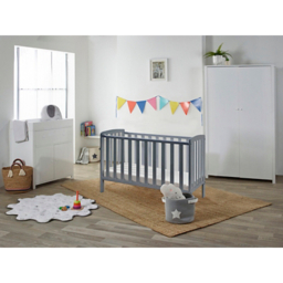 Rafferty Compact Cot - Grey