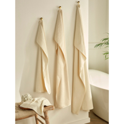 Stacey Solomon Cream Popcorn Textured Towel Range
