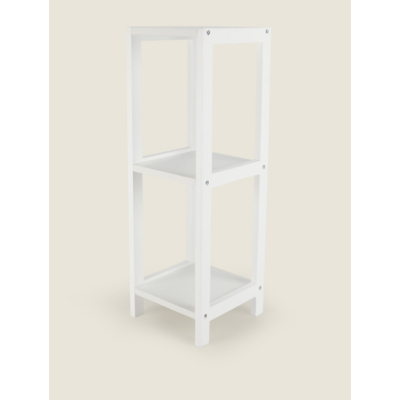 White 3 Tier Bathroom Shelves