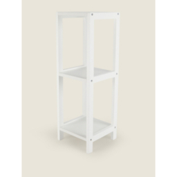 White 3 Tier Bathroom Shelves