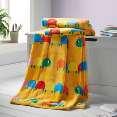 Catherine Lansfield Curious Caterpillar Cosy Throw - 130 x 170cm