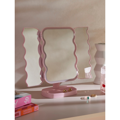 Pink Light Up Vanity Mirror