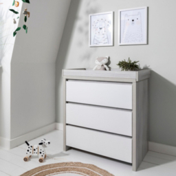 Tutti Bambini Modena Grey & White Changing Unit
