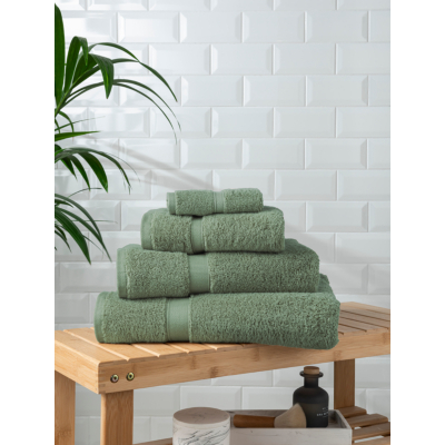 Super Soft Hand Towel Hedge Green by George at ASDA