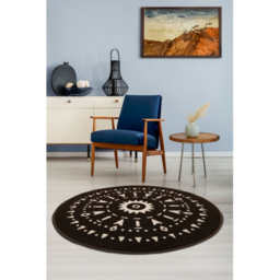 maker Chocolate Maestro Aztec Circular Rug