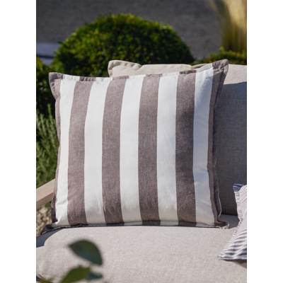 Yard Chocolate Hayle 100% Cotton Outdoor Cushion