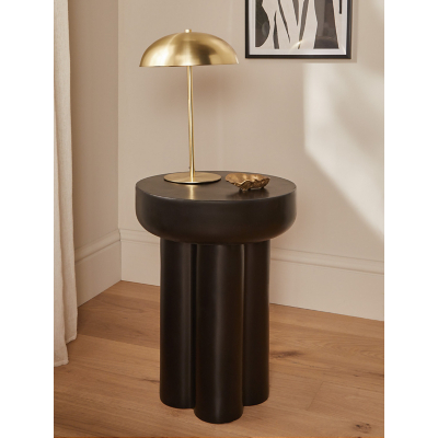 Black 3 Pillar Table