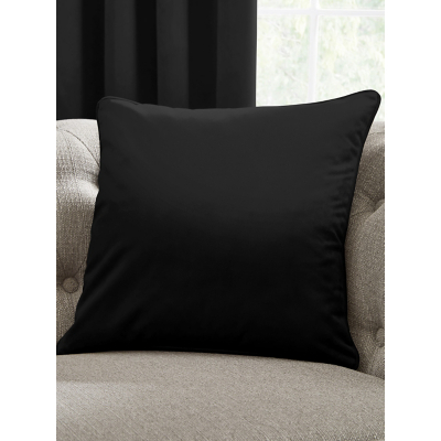 Laurence Llewelyn-Bowen Black Montrose Filled Cushion