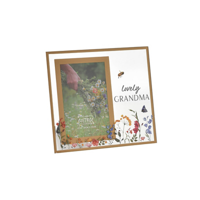 The Cottage Garden Glass Frame 4 x 6 'Grandma'