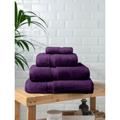 Grape Purple Super-Soft Cotton Towel & Bath Mat Range
