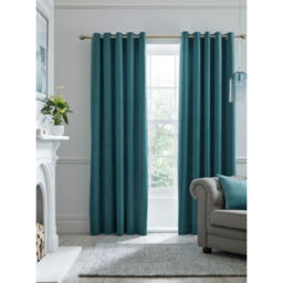 Laurence Llewelyn-Bowen Teal Montrose Eyelet Curtains