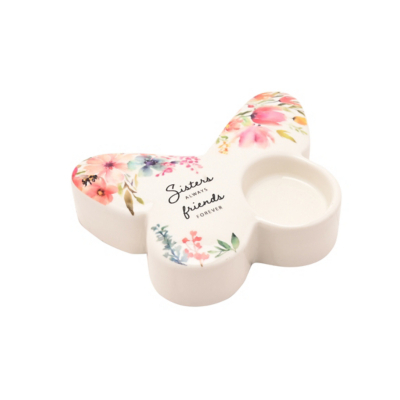 The Cottage Garden Butterfly Tealight Holder - Sisters