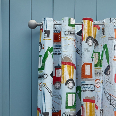 Catherine Lansfield Digger Dreams Eyelet Curtains