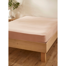 Martex Touch of Linen Seashell Pink Fitted Sheet