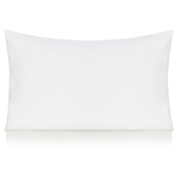 White Brushed Cotton Plain Pillowcase Pair