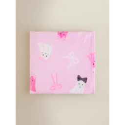 Pink Ghost Fleece Blanket - 120 x 150 cm