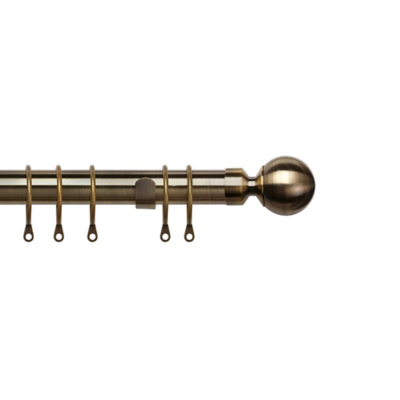 Speedy Antique Brass Pristine 25-28mm Ball Pole Set