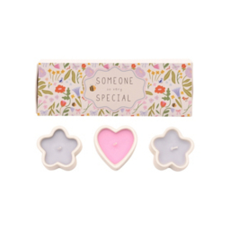 Love Life Set Of 3 Mini Candles - Friend