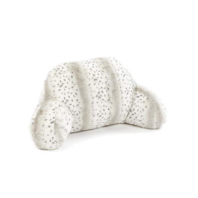 Downland Snow Leopard Grey Cuddle Cushion