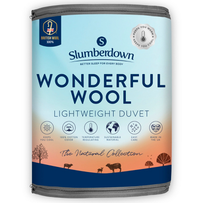 Slumberdown Wonderful Wool Summer Lightweight Duvet