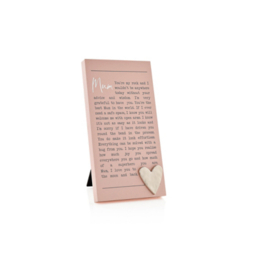 Moments Standing Plaque - Mum