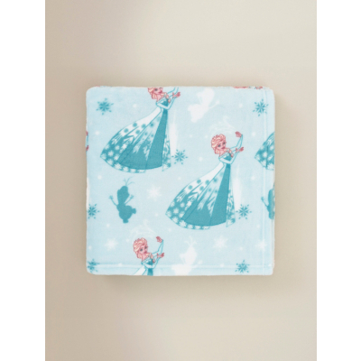 Disney Frozen Blue Fleece Blanket - 120 x 150 cm