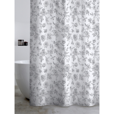 Catherine Lansfield Mirabelle Floral Shower Curtain