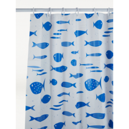 Blue Fish Shower Curtain