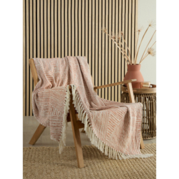 Appletree Terracotta Myan Throw - 180cm x 130cm