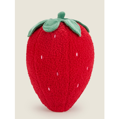 Red Strawberry-Shaped Cushion