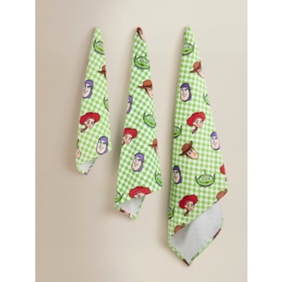 Disney Toy Story Green Cotton Towel Range