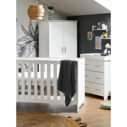 Obaby White Wash Nika 3 Piece Room Set