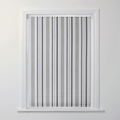 A-International Grey Stripe Blackout Blind
