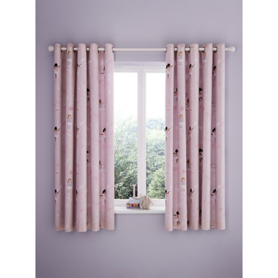 Catherine Lansfield Dancing Fairies Eyelet Curtains