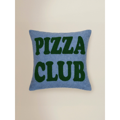 Blue Pizza Club Borg Cushion