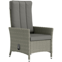 Outsunny Rattan Garden Recliner Chair