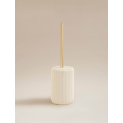 Natural Sandstone Ribbed Toilet Brush
