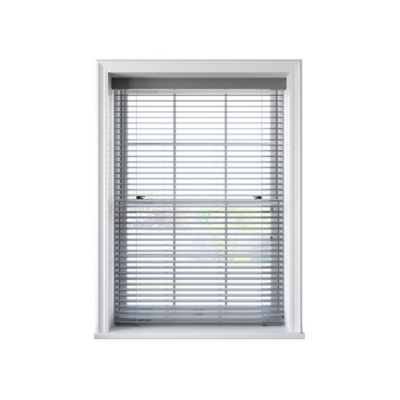 Speedy Light Grey 50mm Faux Wood Venetian Blind