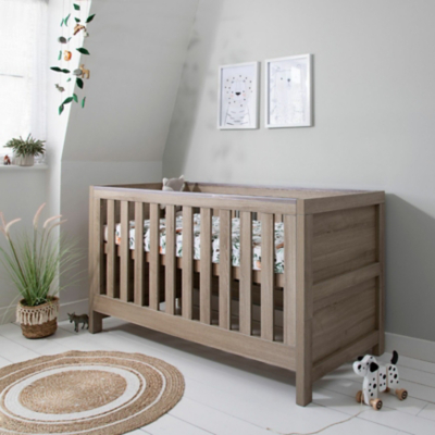 Tutti Bambini Modena Oak 3 in 1 Cot Bed