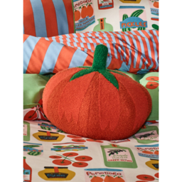 Red Tomato-Shaped Cushion
