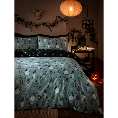 Duck Egg Wizard Gonks Reversible Duvet Set